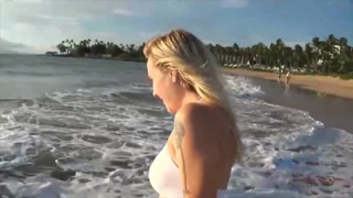 GF experience with Peyton Coast - beach fuck and shower fun - free sex video YOUPORN.ZONE