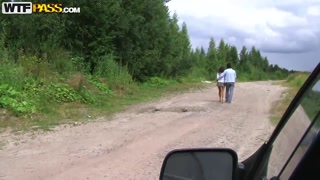 Urmăriți Brunette in high heels picked up for rough outdoor sex - cel mai bun porn pe YOUPORN.ZONE