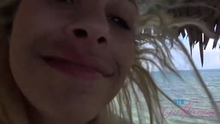 Assista Carmen Caliente strips and rides in paradise - Lesbian Beach Fun - o melhor pornô no YOUPORN.ZONE